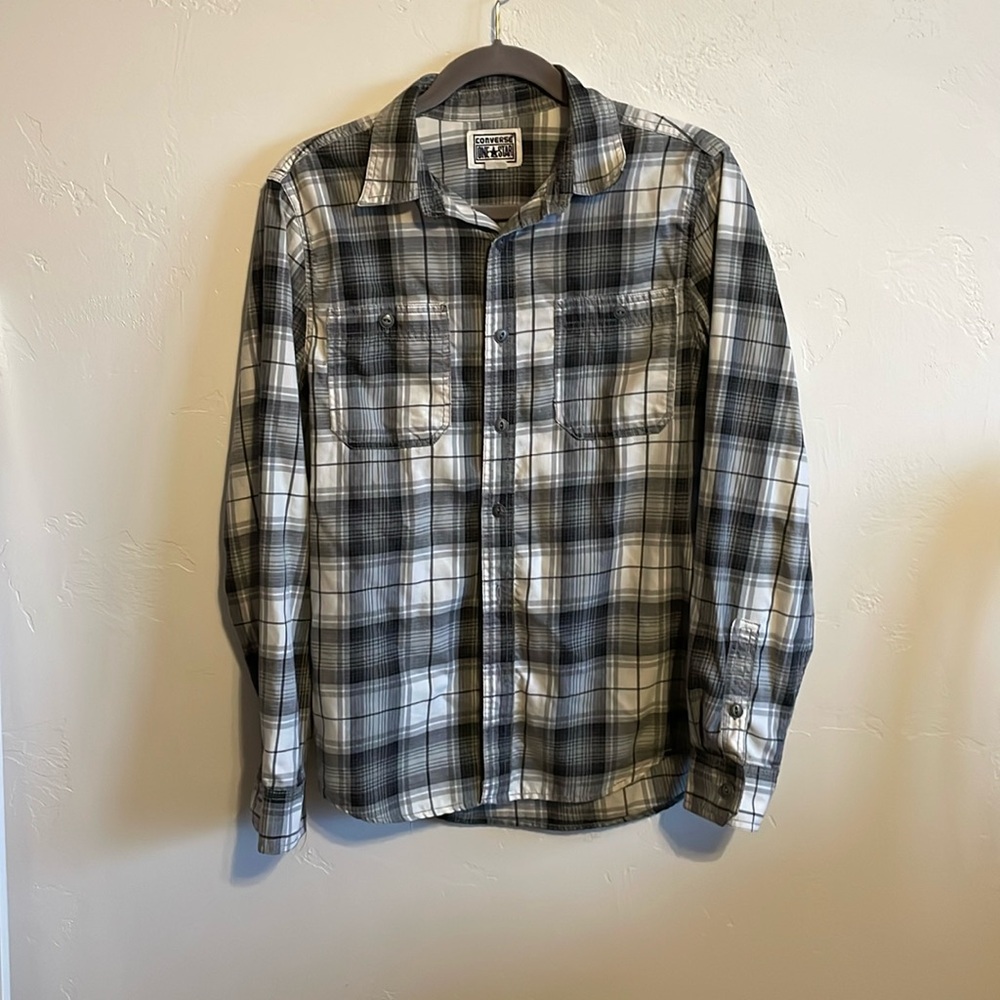 Converse plaid shirt